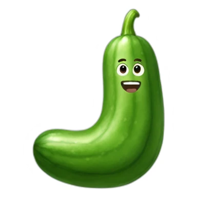 long cucmber sticker