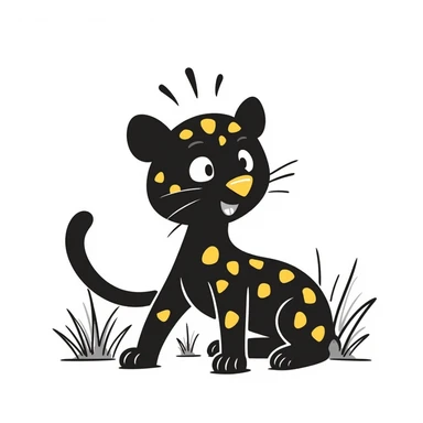 Leopard sticker