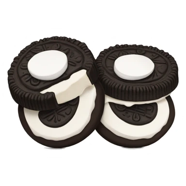Two Oreos cookies sticker
