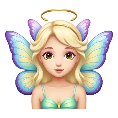 fairy Pastel butterfly  sticker