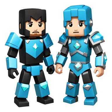 Roblox vs Minecraft  sticker