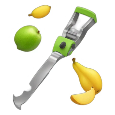 fruit peeler sticker