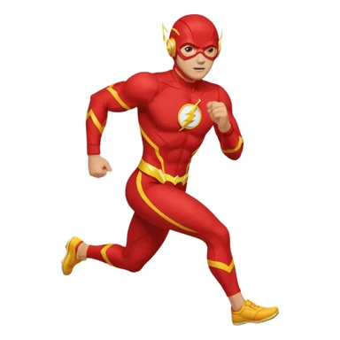 Flash man running  sticker