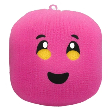Mesh Shower Sponge Bath Pouf sticker