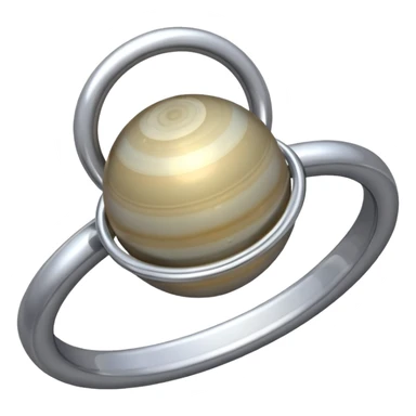 Cœur avec l’anneau de saturne sticker