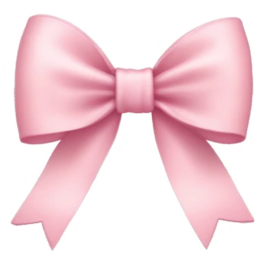 Light pink bow sticker