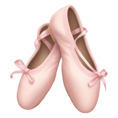 Pale pink ballet shoes sticker
