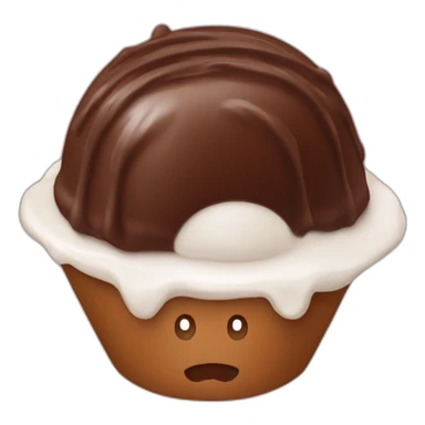 mousse ou chocolat sticker