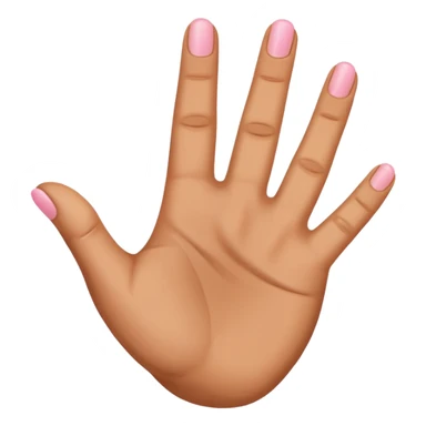 Hand With thumb an small Finger together  sticker