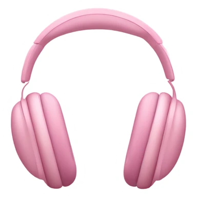 Pink Airpods Max with small Pink bows sticker