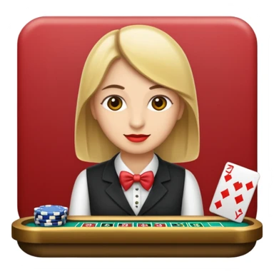 casino cashier sticker