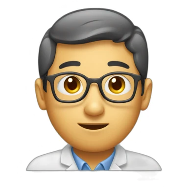 mathematician cupping ear sticker