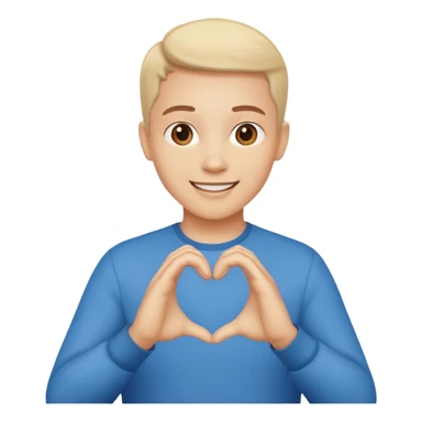 🥹 + 🫶🏻 sticker