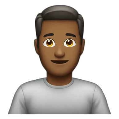 man sitting in a train-seat sticker