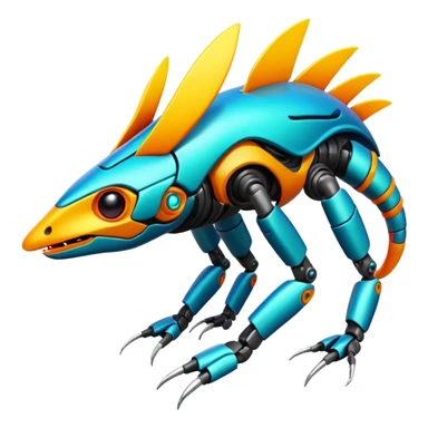  exotic tropical cyber-Sleuth-Sonic-Litten-Linoone-Noibat-Fakémon-Pokémon-Vernid-creature sticker