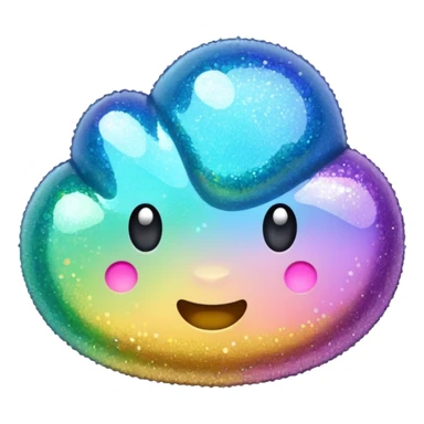 glitter nasty sticker