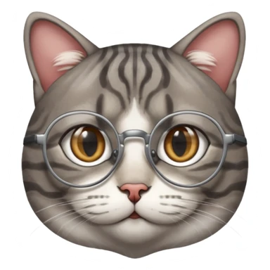 A philosopher cat sticker