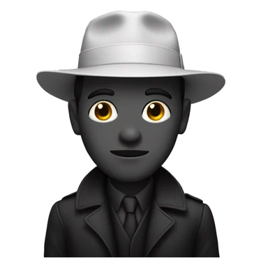 Noir avec une blanche  sticker