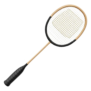 badminton bat sticker