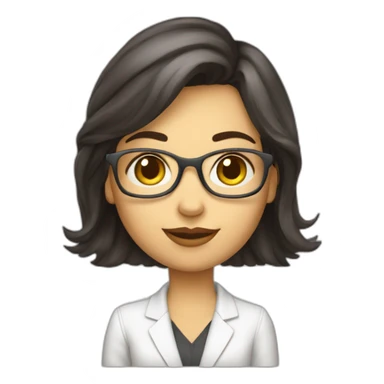 Alena Mocová brunet girl architect sticker