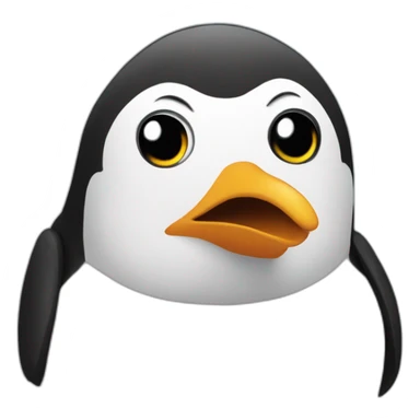 Pingouin qui dors sticker