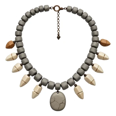 stone age necklace without human skeleton sticker