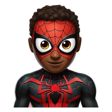 Spiderman miles morales  sticker