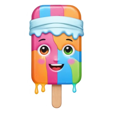 popsicle with eyes and headband sticker