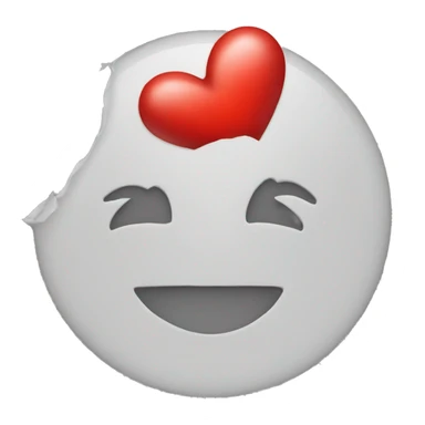 create a red heart like iPhone's emoji sticker