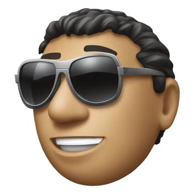 Tony Montana sunglasses the world in his hand sticker