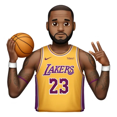 LeBron James sticker
