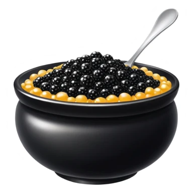 Caviar en un cuenco  sticker