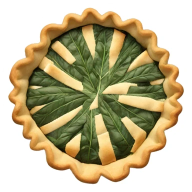 Greek spinach pie sticker