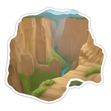 Canyon grizl sticker