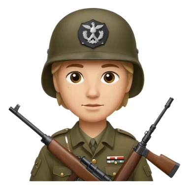 wwII german soldier sticker