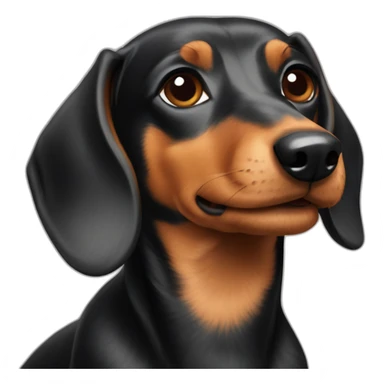 dachshund terrier sticker