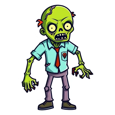 Zombie sticker