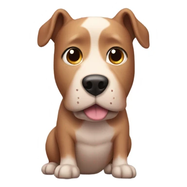 A dog that looks like a pig sticker