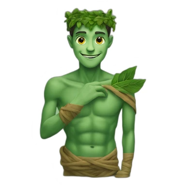 The green giant puts on a tefillin sticker