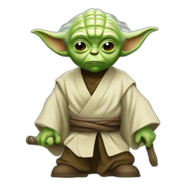 Yoda, Luke skywalker sticker