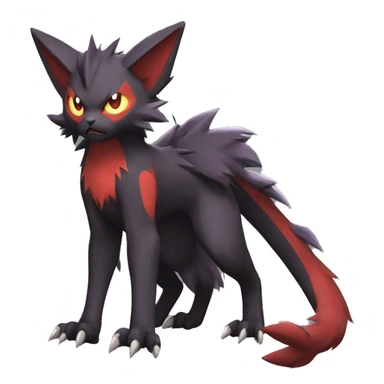 Noivern-Litten-Torracat-Zoroark-Zorua full body sticker