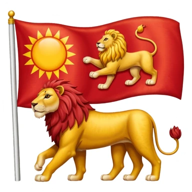 پرچم شیر خورشید ایران sticker