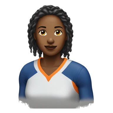basketball player woman sticker