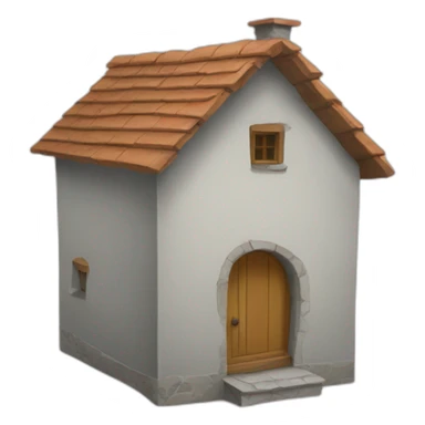 maison sur rat sticker