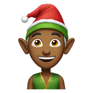 Sri Lankan Christmas elf  sticker