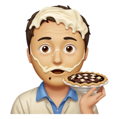 pie in the face sticker