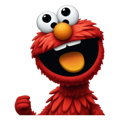 Elmo singing a song sticker