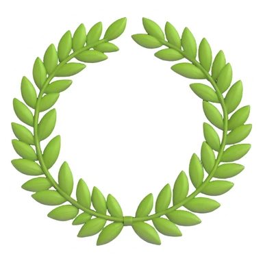 laurel wreath sticker