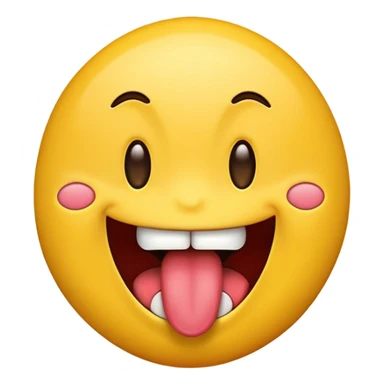 emoji sticking out tongue like mocking sticker