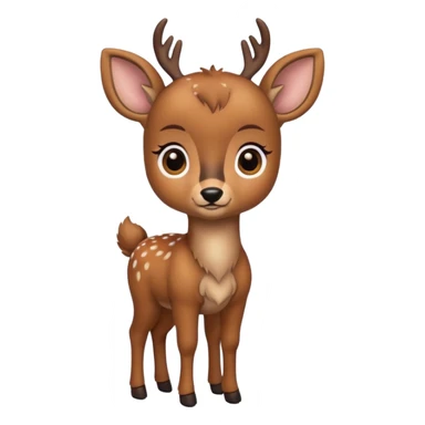 baby deer sticker